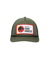 Jurassic Park Men's Park Ranger Badge Olive Trucker Hat