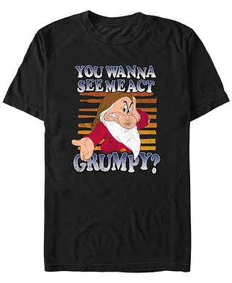 Fifth Sun Men's Act Grumpy Short Sleeve T-Shirt