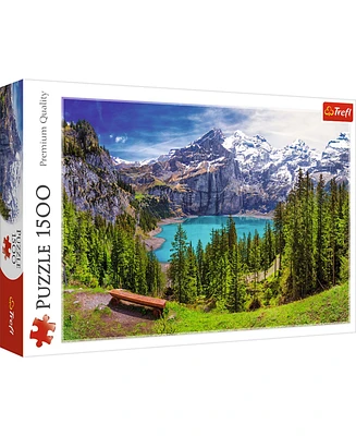 Trefl Red 1500 Piece Puzzle - Lake Oeschinen, Alps, Switzerland