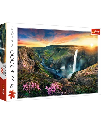 Trefl Red 2000 Piece Puzzle - Haifoss Waterfall, Iceland