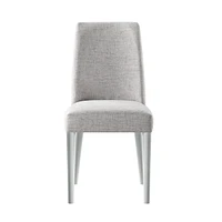 Upholstered Parsons Chair with Solid Wood Legs