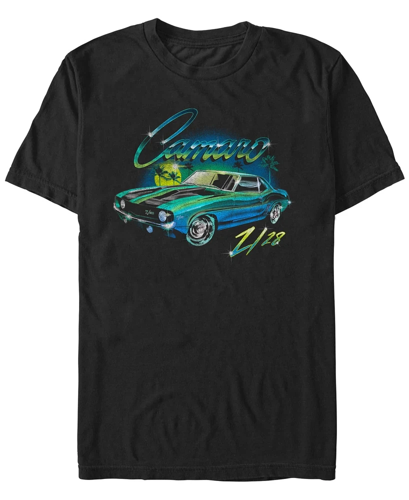 Fifth Sun Men's Brushed Camaro Simple Short Sleeve T-Shirt