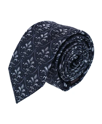 Trafalgar Men's Domenico the Grande Damask Patterned Silk Necktie