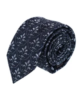 Trafalgar Men's Domenico the Grande Damask Patterned Silk Necktie