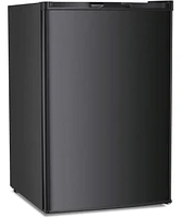 Cowsar Upright Freezer 3.0 Cu.ft, Compact Mini Freezer with Reversible Single Door, Temperature Control, Removable Shelves, Small freezer Stainless St