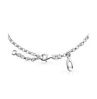 Bling Jewelry Vacation Dangle Charm Beach Flip Flop Sandal Anklet Ankle Bracelet .925 Sterling Silver Adjustable 9 To 10 Inch