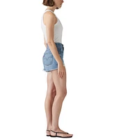 Levis Women's 501 Original Cotton Raw-Edge Shorts