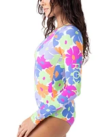 Roxy Juniors' California Dreaming Floral-Print Swimsuit