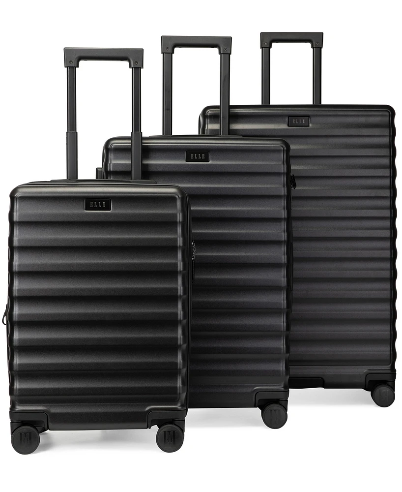 Elle Excursion 3-Piece Expandable Chic Spinner Luggage Set