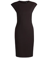 Boss by Hugo Women's Virgin-Wool Slim-Fit Dress