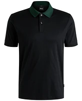 Boss by Hugo Men's Mercerized-Cotton Slim-Fit Polo