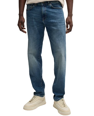 Boss by Hugo Men's Regular-Fit Super Stretch Tapered Jeans