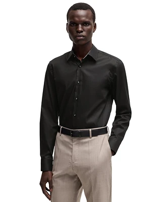 Boss by Hugo Men's Easy-Iron Slim-Fit Poplin Shirt