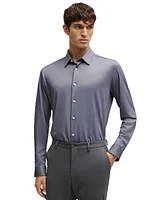 Boss by Hugo Men's Slim-Fit Performance-Stretch Shirt