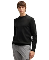 Boss by Hugo Men's Vertical Striped Regular-Fit Sweater