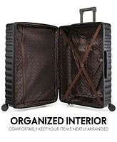 Elle Excursion 3-Piece Expandable Chic Spinner Luggage Set