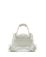 Pre-Owned Balenciaga Small SneakerHead Top Handle Bag Mesh and Faux Leather