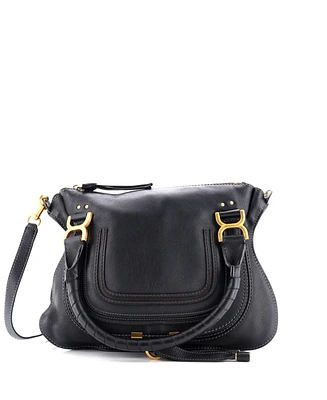 Pre-Owned Chloe Marcie Satchel Leather