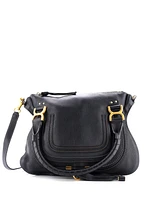 Pre-Owned Chloe Marcie Satchel Leather