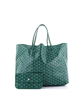 Pre-Owned Goyard Gm Saint Louis Tote Coated Canvas