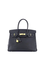 Pre-Owned HERMES Birkin Handbag Epsom with Gold Hardware
