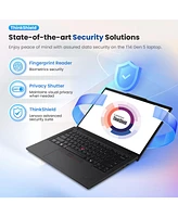 Lenovo ThinkPad T14 14" Business Traditional Laptop Amd Ryzen 7 8840U 16GB Ram Amd Radeon 780M 512GB Ssd Storage Windows 11 Pro Fhd+ 60Hz - Black