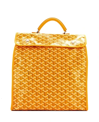 Pre-Owned Goyard Saint Leger Briefcase Backpack Coated Canvas