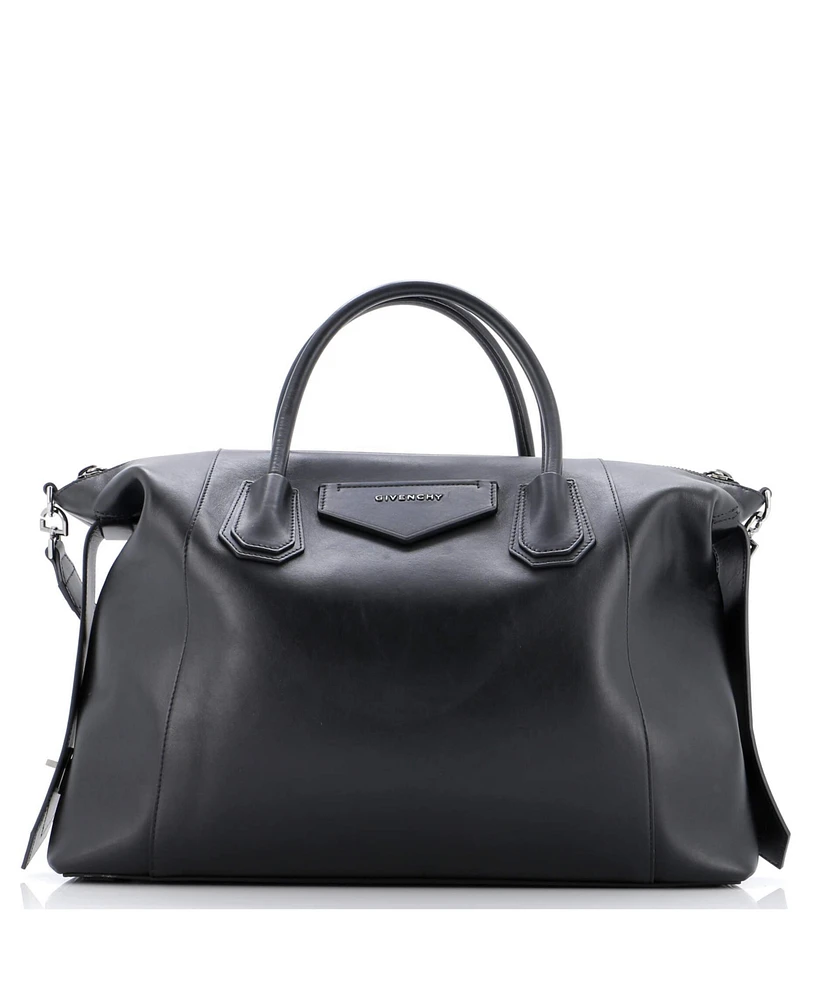 Pre-Owned Givenchy Antigona Soft Bag Leather