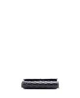 Pre-Owned Versace Icon Wallet on Chain Quilted Leather