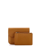 Pre-Owned HERMES Constance Slim Wallet Epsom