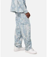 Xxiii Men's Denim Jacquard Jeans