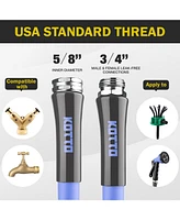 Kotto 50' Heavy Duty Expandable Water Garder Hose Lightweight Hoses for Outside, Leak-Proof Design