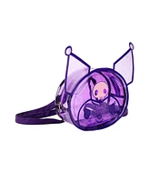 Kuromi Character Head Adult Clear Purple Pvc 12" Mini Backpack