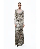 Nocturne Women's Twist Detail Maxi Dress