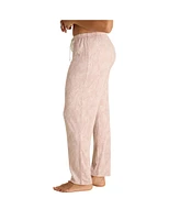 Tahari Women's Straight Leg Drawstring Pajama Pants