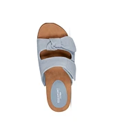 Rockport Women's Zova Slip-On Casual Flat Sandals