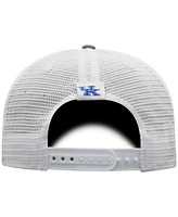 Top of the World Men's Gray/White Kentucky Wildcats Victory Baseline Trucker Adjustable Hat