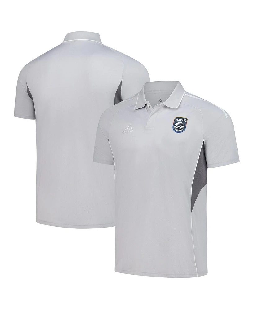 Adidas Men's Silver San Diego Fc 2025 Training Polo Shirt