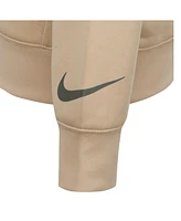 Nike Big Boys and Girls 3BRAND by Russell Wilson Tan All-Day Performance Pullover Hoodie