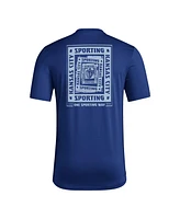 Adidas Men's Navy Sporting Kansas City Local Wrap T-Shirt
