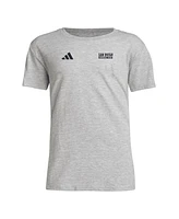 Adidas Big Boys and Girls Gray San Diego Fc Local Wrap T-Shirt