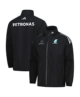 Adidas Men's Black Mercedes-amg Petronas F1 Team Wear Mechanics Full-Zip Jacket