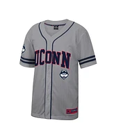Colosseum Men's Gray UConn Huskies Free Spirited Baseball Jersey