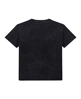 Guess Big Boys Short Sleeve Screen Print and Embroidered T-Shirt