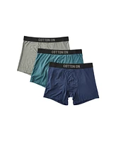 Cotton On Men's 3-Pack Regular Fit Trunk Underwear