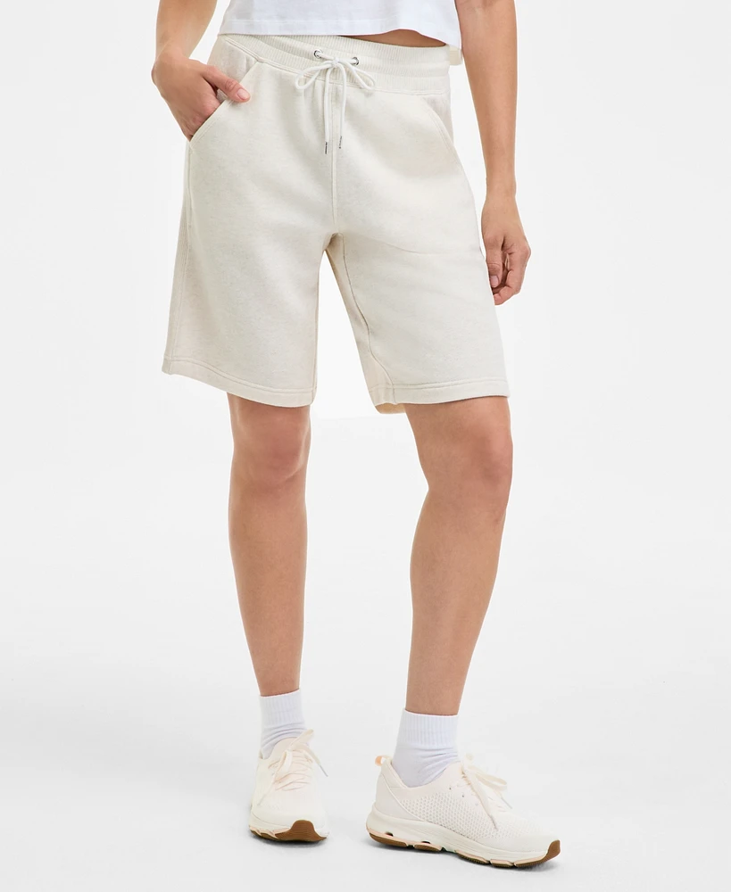 Id Ideology Women's Cotton-Blend Pull-On Bermuda Shorts, Exclusively at Macy's