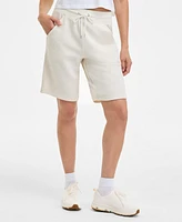 Id Ideology Women's Cotton-Blend Pull-On Bermuda Shorts, Exclusively at Macy's