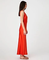 French Connection Women's Ennis Satin Maxi Dress