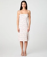 French Connection Women's Echo Crepe Strappy Midi Dress