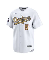 Nike Men's Freddie Freeman White Los Angeles Dodgers 2025 Gold Collection Limited Jersey